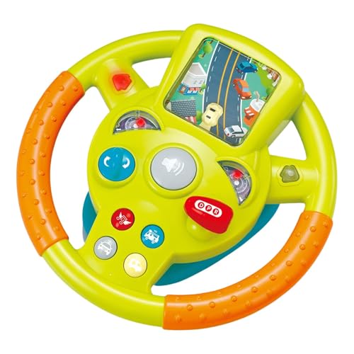 Lenkradspielzeug für Kinder, Kinderlenkrad für Auto | Lustiges simuliertes Antriebsrad mit Musiklicht - Lenkrad-Autofahren simuliert, um so zu tun, als ob Fahrsitz-Spielzeuge die Hörfähigkeiten von Ki Lenkradspielzeug für Kinder, Kinderlenkrad für Auto | Lustiges simuliertes Antriebsrad mit Musiklicht - Lenkrad-Autofahren simuliert, um so zu tun, als ob Fahrsitz-Spielzeuge die Hörfähigkeiten von Ki von Generic