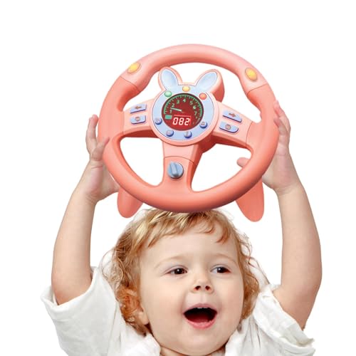 Lenkradspielzeug für Kinder, interaktives Fahrlernspielzeug, Rennspielzeug am Lenkrad des Autos mit Musik und Soundeffekten des Fahrzeugs, C-Spiele Lenkradspielzeug für Kinder, interaktives Fahrlernspielzeug, Rennspielzeug am Lenkrad des Autos mit Musik und Soundeffekten des Fahrzeugs, C-Spiele von Generic