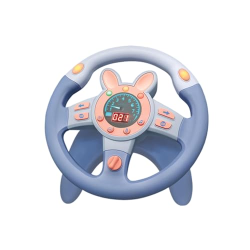 Lenkradspielzeug für Kleinkinder, Lenkrad für Lernspielzeug beim Fahren | Rennspielzeug am Lenkrad mit Musik und Soundeffekten des Fahrzeugs, Fahrspiele für Gar von Generic