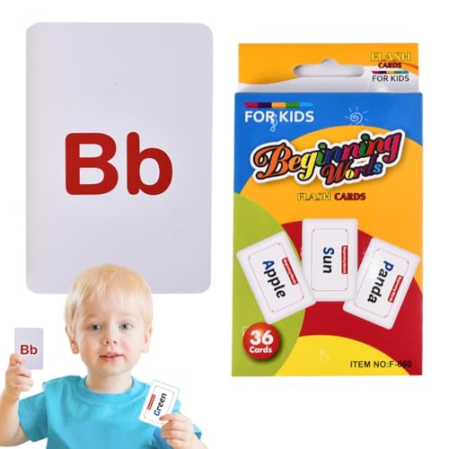 Lern-Flash-Karten für Kleinkinder, Lern-Flash-Karten für Kleinkinder, 36 Lernkarten aus klar gedrucktem Papier – frühes Lernen, Lern-Flash-Karten für Kleinkinder, Lern-Flash-Karten für Kleinkinder, 36 Lernkarten aus klar gedrucktem Papier – frühes Lernen, von Generic