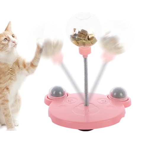 Lernball für Kätzchen: Stimulationsspielzeug, Verteilerrad | Interaktives Spiel zur Aufrechterhaltung der Aufmerksamkeit, das Anti-Kinder-Werkzeug bietet Belohnungen während der autonomen Erkundung Lernball für Kätzchen: Stimulationsspielzeug, Verteilerrad | Interaktives Spiel zur Aufrechterhaltung der Aufmerksamkeit, das Anti-Kinder-Werkzeug bietet Belohnungen während der autonomen Erkundung von Generic
