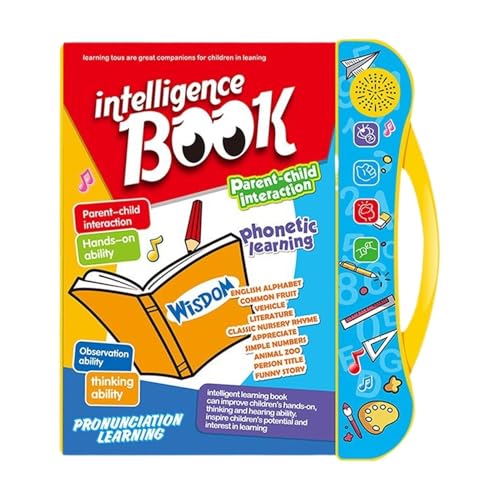 Lernbuch der englischen Aussprache, interaktive Hörbücher, elektronisches Audio- und -Lernbuch – Eltern-Kind-Interaktions-Sprachenbuch für die Matten von Generic