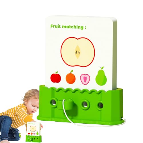 Lernkarten für Kleinkinder, Flash-Karten für Kleinkinder | Problemlösungsspiele, Beleuchtung und Früherziehung, Spielzeug mit Schlüssel und Seil für Kinder von Generic