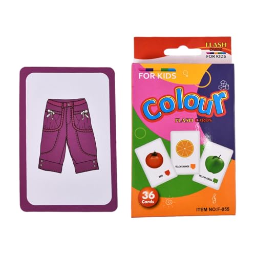 Lernkarten für Kleinkinder, Lernkarten für Kleinkinder | 36 klar bedruckte Lernkarten aus Papier | Lernwerkzeug Lernkarten für Kleinkinder, Lernkarten für Kleinkinder | 36 klar bedruckte Lernkarten aus Papier | Lernwerkzeug von Generic