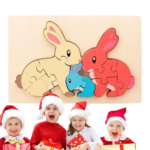 Lernpuzzle für Cartoons, Cartoon-Puzzles | Lernen von Holzpuzzles Cartoon | Lernspielzeug für Kleinkinder im Alter von 1 bis 3 Jahren von Generic