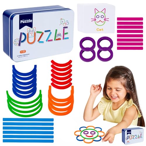 Lernpuzzle für Kinder, Lernpuzzle aus Holz | Lustige pädagogische Puzzles | Niedliche Früherziehungsspielzeuge für die frühkindliche Bildung, Puzzles für die Vorschule, Kindergarten Lernpuzzle für Kinder, Lernpuzzle aus Holz | Lustige pädagogische Puzzles | Niedliche Früherziehungsspielzeuge für die frühkindliche Bildung, Puzzles für die Vorschule, Kindergarten von Generic