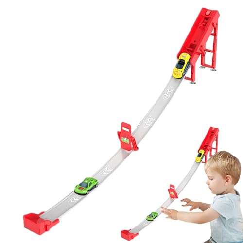Lernspiel für Rennwagen – Rampe für Kinder, intelligentes manuelles Spielzeug zum Lernen und Koordination, vertikale Strecke mit schneller Abfahrt | Interaktives Spiel für Kinder von Generic