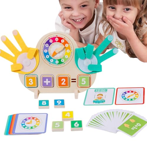 Lernspielzeug Mit Zahlen Und Zählblöcken Für Kinder | Mathe Spielzeug Für Addition Und Subtraktion Mit Fingerzählen | Frühes Lernen Vorschule Homeschooling Material Für Kinder 3-8 Jahre von Generic