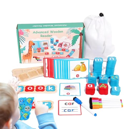 Lernspielzeug für Rechtschreibung, verschiedene Buchstaben, Wortschreibung, frühes Lernspielzeug für die Erkennung von Gegenständen, verschiedene Kartenspiele zum Lernen von Generic