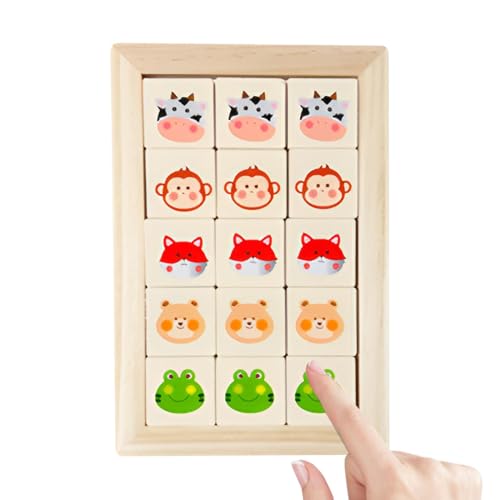 Lernspielzeug mit Schiebepuzzle, Schiebe-Puzzlespiel aus Holz | Puzzlespiele aus Holz, sortiertes Spielzeug – Logik-Spiel, Lernspielzeug für Mädchen und Lernspielzeug mit Schiebepuzzle, Schiebe-Puzzlespiel aus Holz | Puzzlespiele aus Holz, sortiertes Spielzeug – Logik-Spiel, Lernspielzeug für Mädchen und von Generic