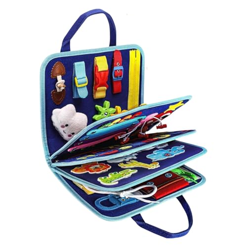 Lerntafel aus Filz, lustiges sensorisches pädagogisches Reisespielzeug, Filzspielzeug | Sensorisches Spielzeug für die Feinmotorik, interaktives pädagogisches sensorisches Buch für Kindergarten und Lerntafel aus Filz, lustiges sensorisches pädagogisches Reisespielzeug, Filzspielzeug | Sensorisches Spielzeug für die Feinmotorik, interaktives pädagogisches sensorisches Buch für Kindergarten und von Generic