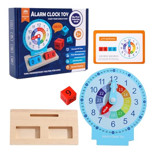 Lernuhr Spielzeug - Kinder Time Trainer, frühzeitiges Lehrwerkzeug | 6.69x5.31x1.46in Zeitmanagement Bildungshilfe, Vorschuluhr -Lernwerkzeug, Lehren der Uhr in den Unterrichtsräumen für Heimschule Lernuhr Spielzeug - Kinder Time Trainer, frühzeitiges Lehrwerkzeug | 6.69x5.31x1.46in Zeitmanagement Bildungshilfe, Vorschuluhr -Lernwerkzeug, Lehren der Uhr in den Unterrichtsräumen für Heimschule von Generic