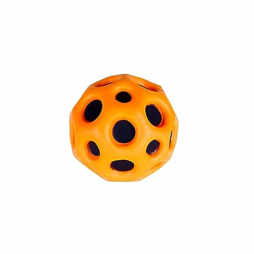 Lernuhren Space Extreme und Sound Space Toys Riesiger hoher Party-Gummi-Hüpfball-Wasser-Jungenspielzeug für Kinder und Erwachsene Zählrahmen (Orange, One Size) von Generic