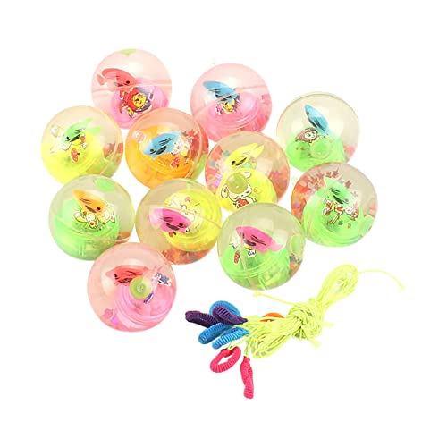 # Leuchtende aufblasbare Kristallkugel-Kinderspielzeuge im Freien blinken mit zufälliger Knopfbatteriefarbe (Multicolor, One Size) von Generic