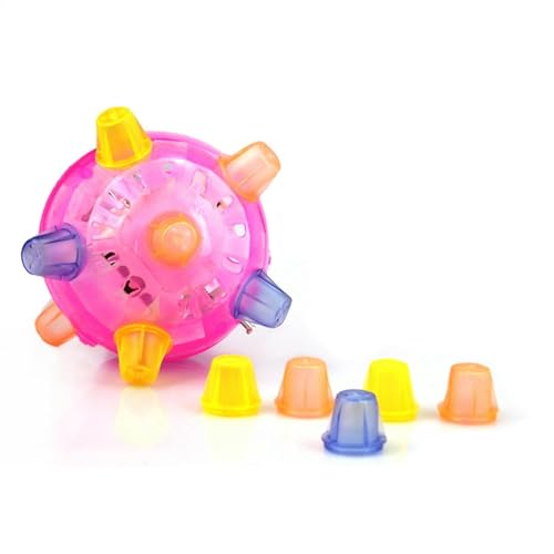 Leuchtender Vibrierender Hüpfball - Süßes Sensorisches Hüpfballspielzeug | Kinder-Spielzeug-Hüpfball, Leuchtende Vibrierende Hüpfbälle, Sensorisches Spielzeug Für Drinnen Und Draußen, Lustige Ballspie Leuchtender Vibrierender Hüpfball - Süßes Sensorisches Hüpfballspielzeug | Kinder-Spielzeug-Hüpfball, Leuchtende Vibrierende Hüpfbälle, Sensorisches Spielzeug Für Drinnen Und Draußen, Lustige Ballspie von Generic