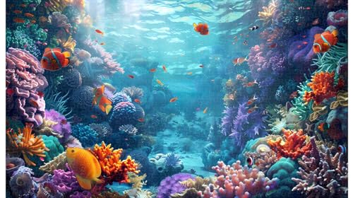 Liquid Sunlight Casting Coral Citadel: Dynamisches 1000-teiliges Holzpuzzle (A ; 1000 Piece) von Generic