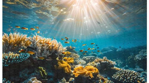 Liquid Sunlight Coral Workshop: Optisches Holzpuzzle mit 1000 Teilen (A ; 1000 Piece) von Generic