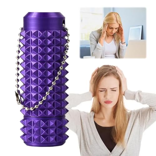 Little Ouchies Schmerz-Lenker Spielzeug, Beruhigender Schlüsselanhänger, 3D-Gedruckter Noppen-Massage-Roller, Stacheliger Grippie Stim Schlüsselanhänger für Erwachsene & Jugendliche von Generic