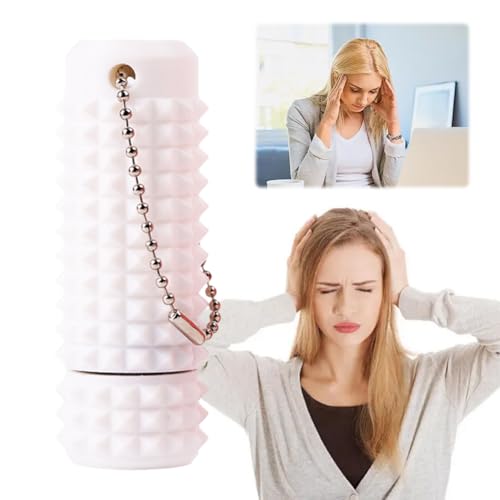 Little Ouchies Schmerz-Lenker Spielzeug, Beruhigender Schlüsselanhänger, 3D-Gedruckter Noppen-Massage-Roller, Stacheliger Grippie Stim Schlüsselanhänger für Erwachsene & Jugendliche von Generic