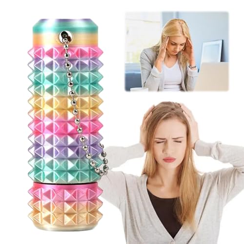 Little Ouchies Schmerz-Lenker Spielzeug, Beruhigender Schlüsselanhänger, 3D-Gedruckter Noppen-Massage-Roller, Stacheliger Grippie Stim Schlüsselanhänger für Erwachsene & Jugendliche Little Ouchies Schmerz-Lenker Spielzeug, Beruhigender Schlüsselanhänger, 3D-Gedruckter Noppen-Massage-Roller, Stacheliger Grippie Stim Schlüsselanhänger für Erwachsene & Jugendliche von Generic