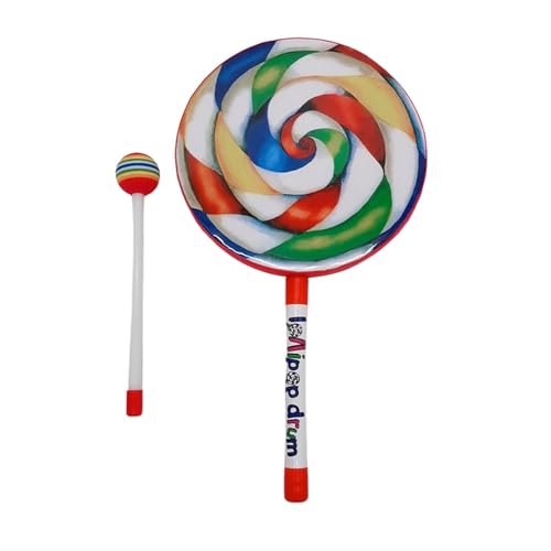 Lollipop Drum for Kids - Kids Hand Percussion Handheld Drum Toy, Lollipop Hand Drum, Interactive Kids Toys, Durable Kids Drum for Boys, Kids, Girls Aged 3+ Lollipop Drum for Kids - Kids Hand Percussion Handheld Drum Toy, Lollipop Hand Drum, Interactive Kids Toys, Durable Kids Drum for Boys, Kids, Girls Aged 3+ von Generic