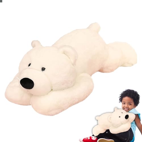 Looking Tiere - Entspannender Eisbär, gemütliche Kissentiere | Eisbär Weiche Teddybären, Wellness -Accessoire mit Lounge -Anwendung, Lesen im Bett, ruhiges Moment Kind Looking Tiere - Entspannender Eisbär, gemütliche Kissentiere | Eisbär Weiche Teddybären, Wellness -Accessoire mit Lounge -Anwendung, Lesen im Bett, ruhiges Moment Kind von Generic