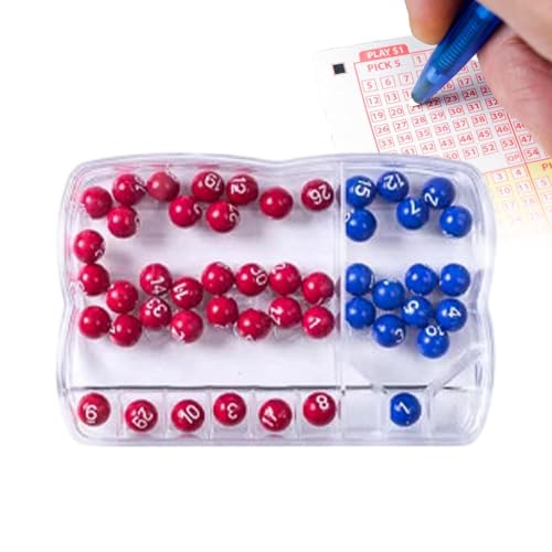 Lotteriekugel-Maschine | Präzises Zahlen-Zeichengerät: Lotteriezahlen-Zeichen-Spielzeug, Lottozahlen-Auswahlmaschine, Lotterie-Auswahlmaschine für alle Lotterien Lotteriekugel-Maschine | Präzises Zahlen-Zeichengerät: Lotteriezahlen-Zeichen-Spielzeug, Lottozahlen-Auswahlmaschine, Lotterie-Auswahlmaschine für alle Lotterien von Generic