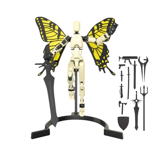 Lucky Robot Lucky Teilige, Lucky Doll 13, 3D-gedruckte 13 Bewegliche Actionfigur, Mehrgelenkige Actionfigur Mit 13 Gelenken, Bewegliches Roboterspielzeug Mit 13 Actionfiguren Für Spieleliebhaber Lucky Robot Lucky Teilige, Lucky Doll 13, 3D-gedruckte 13 Bewegliche Actionfigur, Mehrgelenkige Actionfigur Mit 13 Gelenken, Bewegliches Roboterspielzeug Mit 13 Actionfiguren Für Spieleliebhaber von Generic