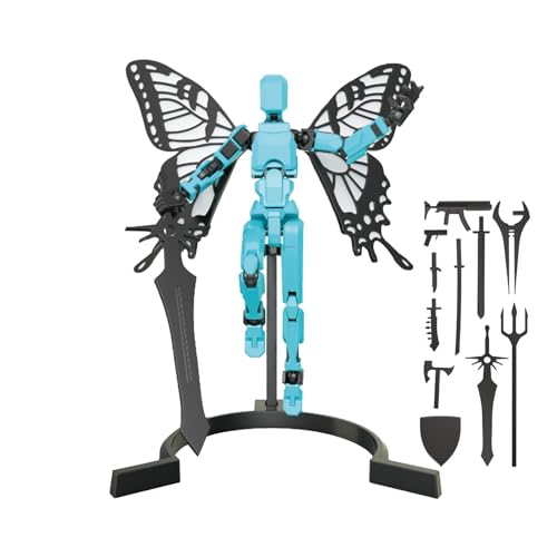 Lucky Robot Lucky Teilige, Lucky Doll 13, 3D-gedruckte 13 Bewegliche Actionfigur, Mehrgelenkige Actionfigur Mit 13 Gelenken, Bewegliches Roboterspielzeug Mit 13 Actionfiguren Für Spieleliebhaber Lucky Robot Lucky Teilige, Lucky Doll 13, 3D-gedruckte 13 Bewegliche Actionfigur, Mehrgelenkige Actionfigur Mit 13 Gelenken, Bewegliches Roboterspielzeug Mit 13 Actionfiguren Für Spieleliebhaber von Generic