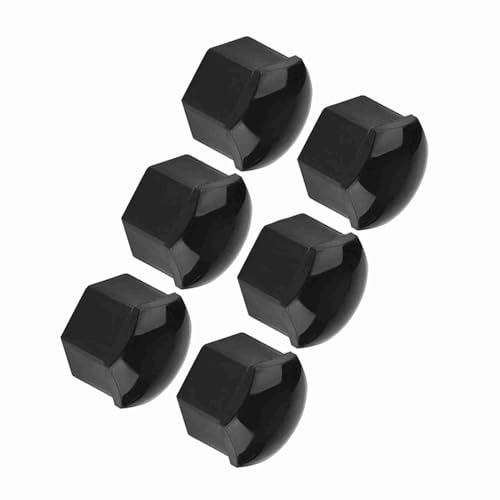 Lugn -Nussabdeckungen, Lug -Nüsse mit 20 Pcs Nylon für Autolad Eingestuft (Black) von Generic
