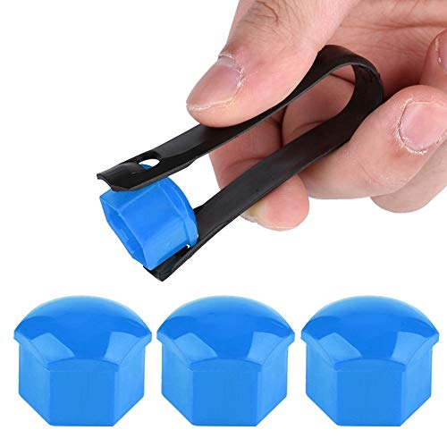 Lugn -Nussabdeckungen, Lug -Nüsse mit 20 Pcs Nylon für Autolad Eingestuft (Blue) von Generic