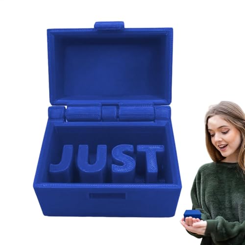 Lustige Lätzchen Box - Lustige Scherzbox | Seltsame Schreibtischdekorationen, kleine Schmuckbox, Gag Geschenkbox für Halloween und Weihnachten, Scherzdekorationen von Generic
