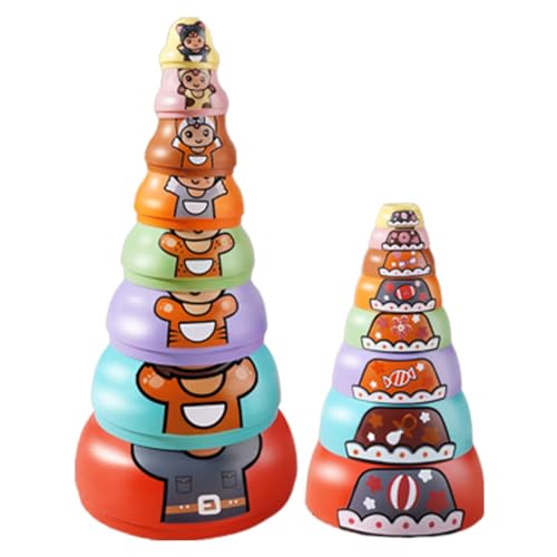 Lustige Nistpuppen Set - Holzspielzeug für Kinder, russische kollektive russische Puppen, Matrioska A. Russische Puppenspielzeug Russische Puppen von Nisting Educational Toy Hölzern Kindern kreative G Lustige Nistpuppen Set - Holzspielzeug für Kinder, russische kollektive russische Puppen, Matrioska A. Russische Puppenspielzeug Russische Puppen von Nisting Educational Toy Hölzern Kindern kreative G von Generic