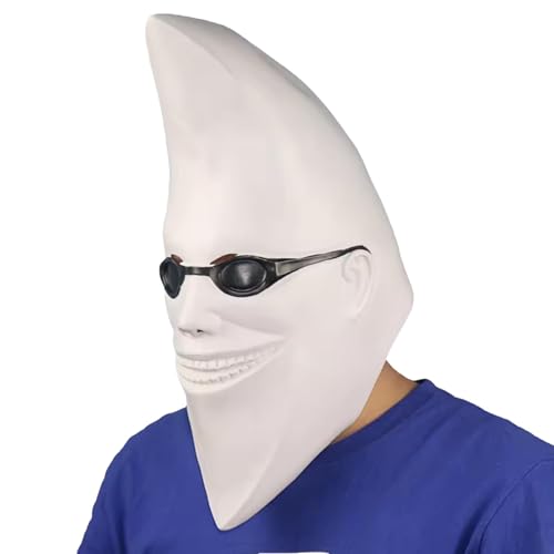 Lustige Rollenspiel-Kopfbedeckung - Halloween-Mond-Gesichtsbedeckung | Lustige Spukhaus-Requisiten, Halloween-Cosplay-Versammlungsdekoration Für Spukhaus, Horror-Herausforderungsspiele von Generic