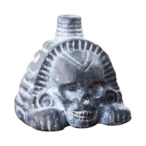Lustiges Schädelkopfspielzeug - klingende Schreie Pfeife Schädelkopf Figur | 9 cm/3,54 Zoll menschliches Skelettschädel, Heimtischdekoration für Weihnachten, Halloween, Geburtstag Lustiges Schädelkopfspielzeug - klingende Schreie Pfeife Schädelkopf Figur | 9 cm/3,54 Zoll menschliches Skelettschädel, Heimtischdekoration für Weihnachten, Halloween, Geburtstag von Generic