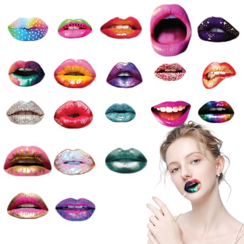 Lustiges Selfie-Zubehör, lustige Lippen für Selfies | 20 x lustige Foto-Requisiten Mund mit Holzstab | Deko-Zubehör für Abschlussfeier Lustiges Selfie-Zubehör, lustige Lippen für Selfies | 20 x lustige Foto-Requisiten Mund mit Holzstab | Deko-Zubehör für Abschlussfeier von Generic