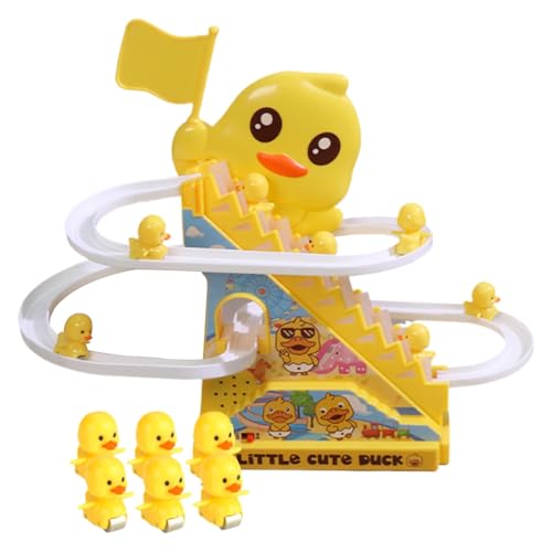 Lustiges Spielzeug für Enten-Achterbahnstrecke, kleines Entenrutsch-Spielzeug, lustiges elektrisches Entenbahn-Spielzeug für Kleinkinder, Rennstreckenset von per Lustiges Spielzeug für Enten-Achterbahnstrecke, kleines Entenrutsch-Spielzeug, lustiges elektrisches Entenbahn-Spielzeug für Kleinkinder, Rennstreckenset von per von Generic