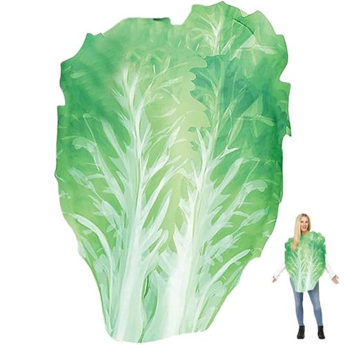 Lustiges Vegetarisches Kostüm -essen Outfit Erwachsene Gemüsekostüm Halloween Kostüm Für Frauen Und Männer Cosplay Party von Generic