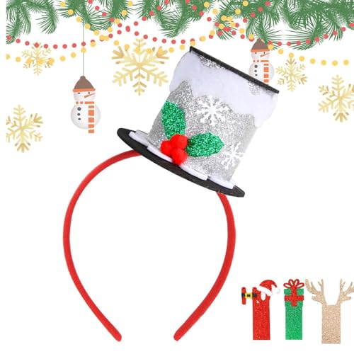 Lustiges Weihnachts-Stirnband, Stirnbänder für Weihnachten, elastisch, rot, grün, silberfarben, modisches Stirnband für Kinder, Weihnachtsdekorationen für Kinder, Mädchen, Lustiges Weihnachts-Stirnband, Stirnbänder für Weihnachten, elastisch, rot, grün, silberfarben, modisches Stirnband für Kinder, Weihnachtsdekorationen für Kinder, Mädchen, von Generic