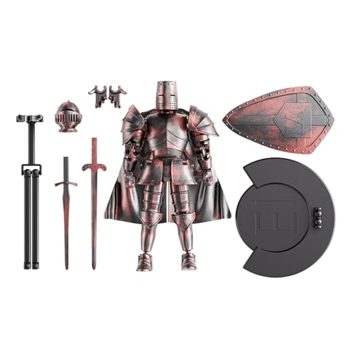 MEDIEVAL KNIGHT ACTION FIGUR - MEDIEVAL FULL BODY Roboter Modell Aktion Abbildung | Flexible Statue bewegliche Figur mit 360 Grad Drehkopf für Esstisch MEDIEVAL KNIGHT ACTION FIGUR - MEDIEVAL FULL BODY Roboter Modell Aktion Abbildung | Flexible Statue bewegliche Figur mit 360 Grad Drehkopf für Esstisch von Generic