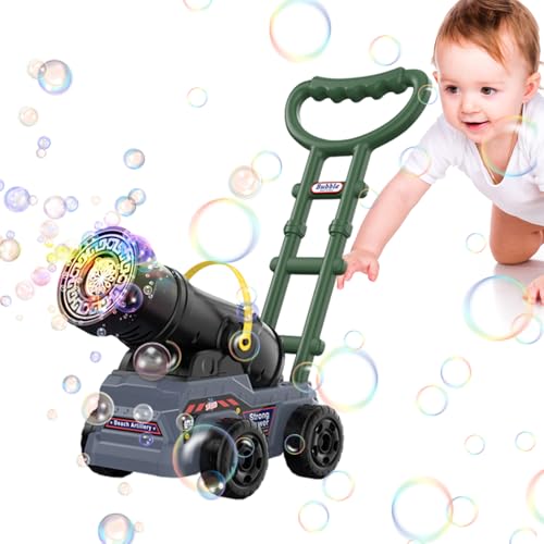 Machen Sie einen Schaumstoff-Hersteller – motorisierter Blasenwerfer, lebendiger Lichtsprüher, spielerischer Schiebewagen | Das Werkzeug zur Herstellung von sensorischen Blasen für Kinder von Generic