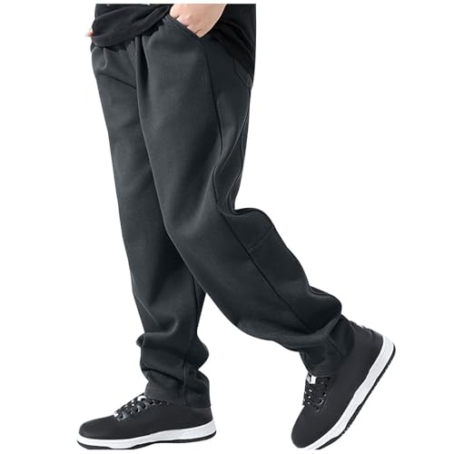 Mädchen Jogginghose mit Bündchen - Leichte Sommerhose mit Kordelzug - Hohe Taille - Tapered Leg - Jogginghose - Ganzkörper-Jogginghose von Generic