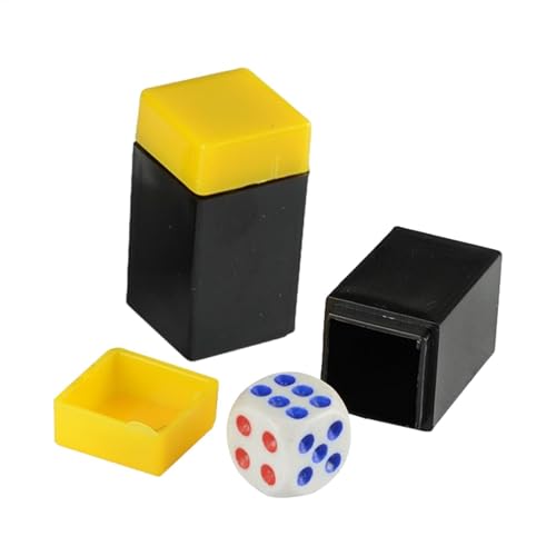 Magic Dice Trick - Magic Dice Game, Funny Dice Magic Gehorsam | Klassische Punktzahl -Veränderung Würfel Trick, Professioneller Magic Dice Trick Set, Mentalism Dice Magic Bühne Illusion Requisiten von Generic