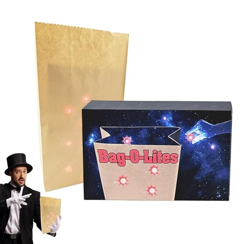 Magic Temed Zaubertrick-Tasche, klassisches rotes Licht, Spielzeugstück Magic Hand | Light Up Ducd Trick, Performance-Party-Set von Fun Group Fund De Family, Magic Temed von Generic