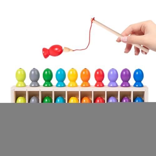Magnet Angelspiel | Magnetisches Farben Lernspielzeug Aus Holz,Holzspielzeug Lernspiel Für Kinder Mädchen Schule Kindergarten Reisen Magnet Angelspiel | Magnetisches Farben Lernspielzeug Aus Holz,Holzspielzeug Lernspiel Für Kinder Mädchen Schule Kindergarten Reisen von Generic