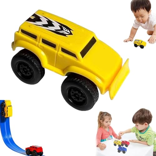 Magnetic Wall Climbing Toy Car - Wall Climbing Car, Emboadlie Wall Climber Cars, Inertial Magnetic Levitation, Puzzle Decompression Toys, Anti-Gravity Climber Toy (Yellow) von Generic