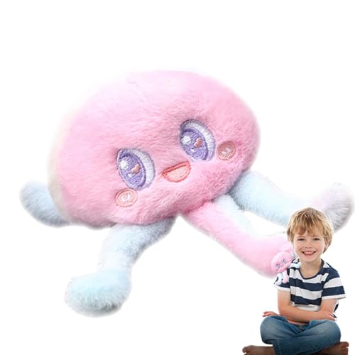 Magnetische Plüschschulter, magnetisches Kuscheltier - Niedliches Quallenspielzeug | Quallen Kuscheltier Schulterspielzeug Simulation Cartoon Kostüm Zubehör PropToy für Kinder von Generic