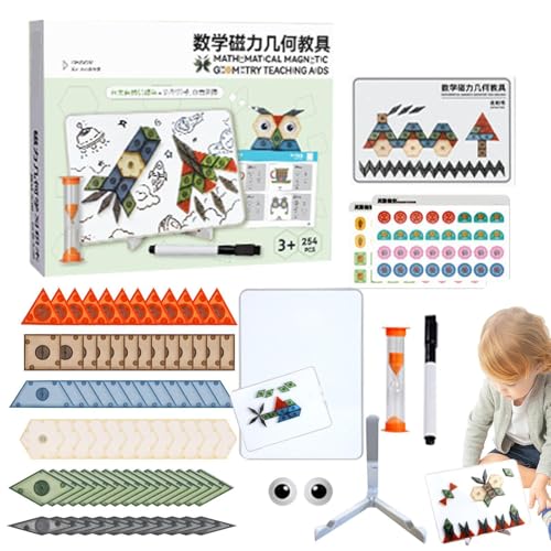 Magnetische Puzzleblöcke, geometrisches Puzzlespiel, magnetische Puzzles Enigmas - Mathematikunterrichtsmaterial, lustiges Tangram-Puzzle für Zuhause und die E Magnetische Puzzleblöcke, geometrisches Puzzlespiel, magnetische Puzzles Enigmas - Mathematikunterrichtsmaterial, lustiges Tangram-Puzzle für Zuhause und die E von Generic