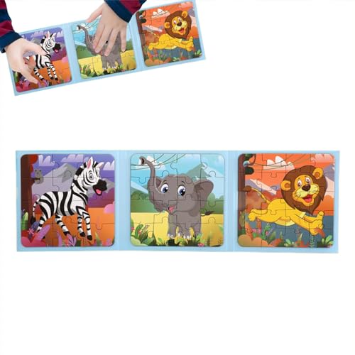 Magnetische Puzzles für magnetische Puzzles – faltbares Dinosaurier-Set, Dinosaurier-Puzzle, magnetisches Puzzlebuch für Kleinkinder, Mädchen und Jungen Magnetische Puzzles für magnetische Puzzles – faltbares Dinosaurier-Set, Dinosaurier-Puzzle, magnetisches Puzzlebuch für Kleinkinder, Mädchen und Jungen von Generic