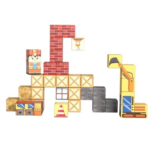 Magnetische Stapelbausteine 35 Stück for Reise und Stressabbau – Kreatives Spielzeug for Kinder im praktischen Karton Magnetische Stapelbausteine 35 Stück for Reise und Stressabbau – Kreatives Spielzeug for Kinder im praktischen Karton von Generic